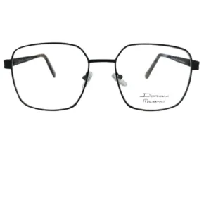 Anteojo recetado para hombre, Estilo Redondo, Doriani Milano DM 02, Color Negro y Azul
