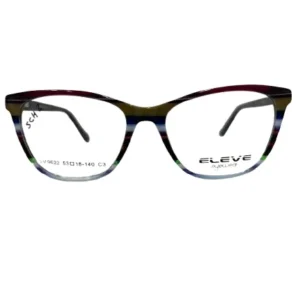 Anteojo recetado Unisex , Estilo Redondo, Eleve LV9622 Color Multicolor