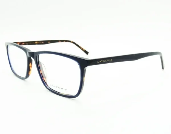 Anteojo recetado Unisex, Estilo Cuadrado,Lavechia Venecia, Color Transparente - Image 2