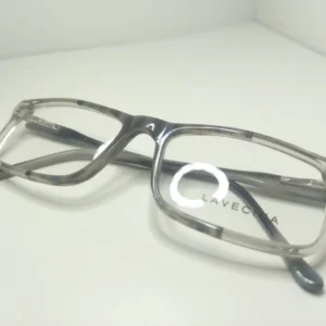Anteojo recetado Unisex, Estilo Cuadrado,Lavechia LA02, Color Gris