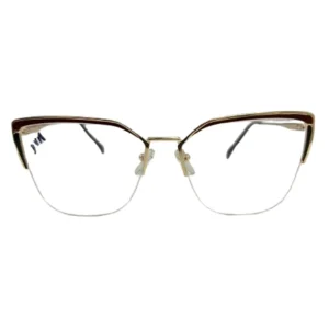 Anteojo recetado para mujer, Estilo Cat Eye, Mito FD5550, Color dorado