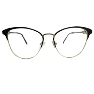 Anteojo recetado para mujer, Estilo Redondo, Mito SM1012, Color Gris