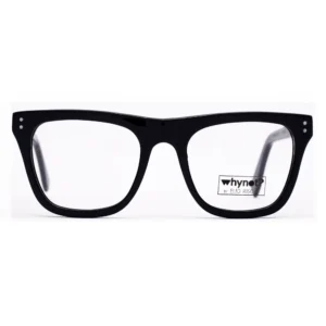 Anteojo recetado para hombre, Estilo Cuadrado, WhyNot  ER412, Color Gris y Negeo, Material acetato