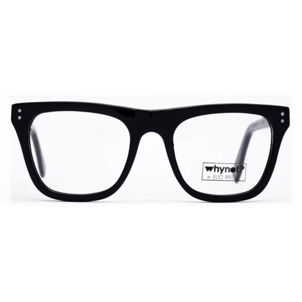 Anteojo recetado para hombre, Estilo Cuadrado, WhyNot  ER412, Color Gris y Negeo, Material acetato