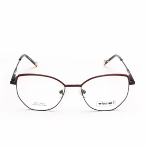 Anteojo recetado para mujer, Estilo Hexagonal, WhyNot 4037, Color Rojo